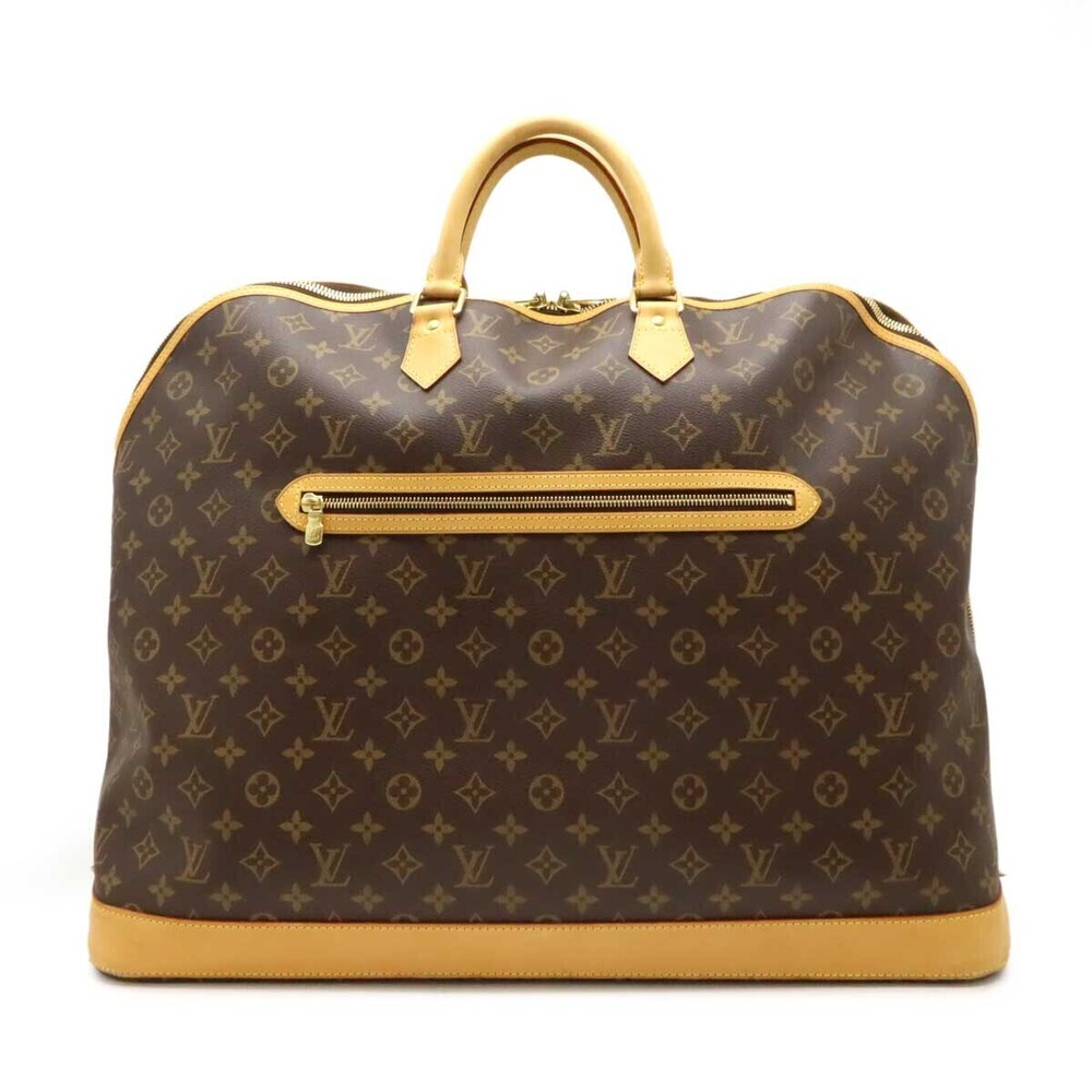 LOUIS VUITTON Monogram Alma Voyage Handbag Boston Bag Travel